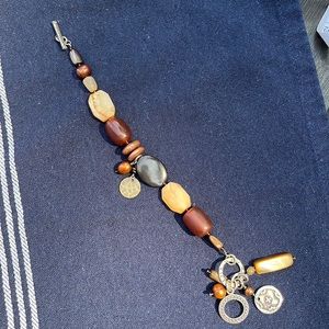 Silpada Multi- Stone Sterling Silver Bracelet